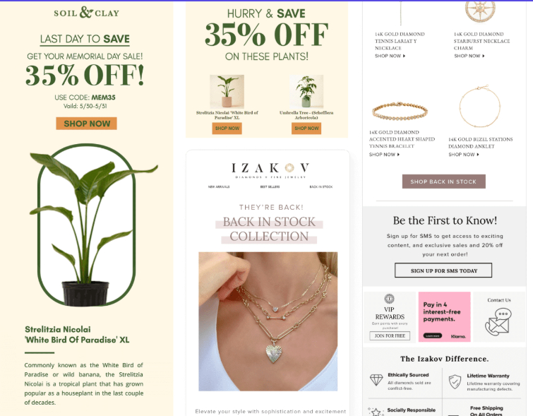 Email campaign examples