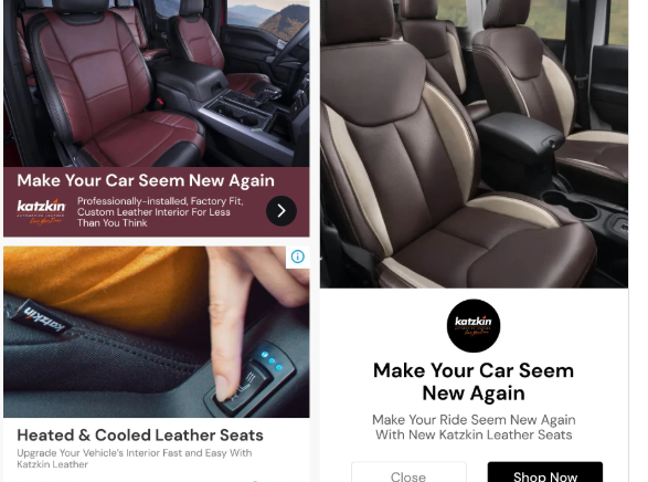 Katzkin ads