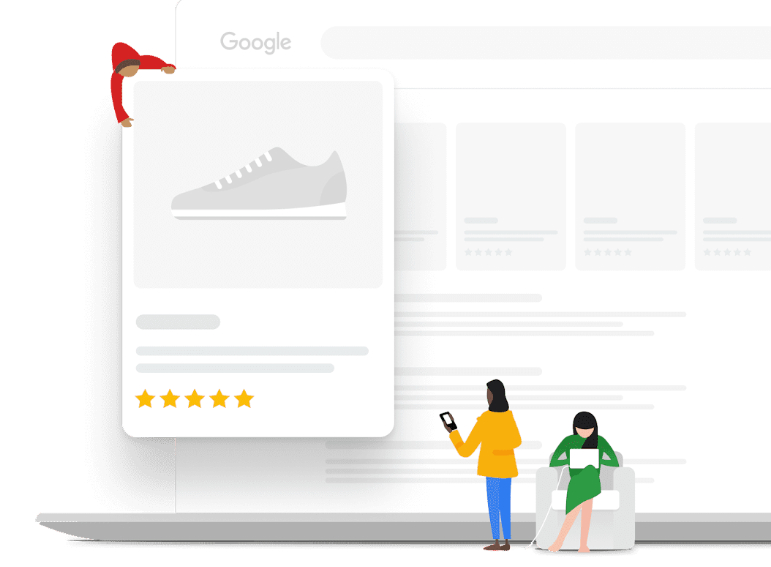 Google shopping results