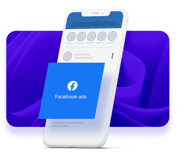 Facebook Ads on a phone