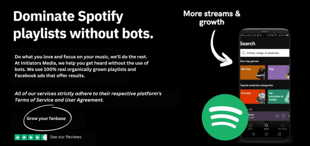 Initiators Media Spotify Promotion